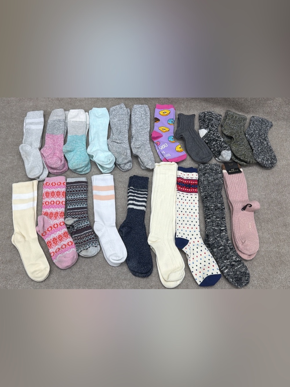 Assorted Women's Knitted/Long Socks Lot
